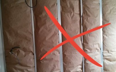 Défaut de mis en oeuvre isolation murs